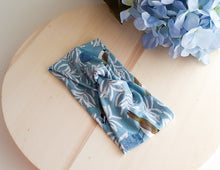 Blue and White Bird Twist Headband - Julie Herbert Millinery