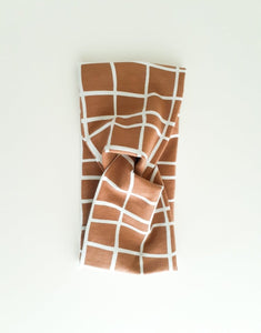 Caramel Ladies Twist Headband - Julie Herbert Millinery
