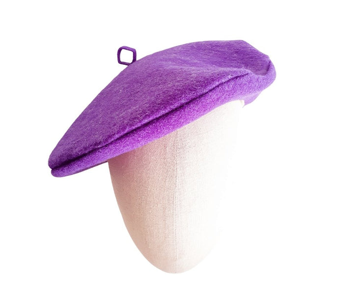 Ladies Italian Wool Felt Beret - Julie Herbert Millinery