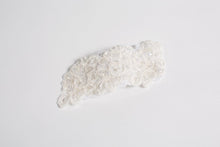 Ladies Small Off White Guipure Lace Bridal Headpiece with Comb - Julie Herbert Millinery