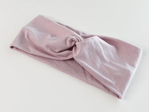 Lilac plain twist headband - Julie Herbert Millinery