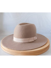 Mushroom Felt Fedora Brim Hat - Julie Herbert Millinery