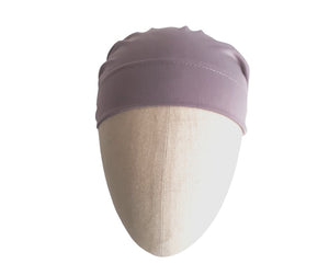 Purple ladies turban hat - Julie Herbert Millinery