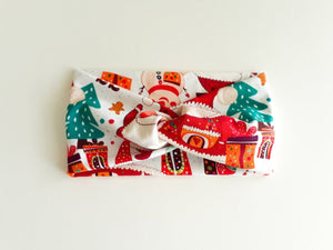 White Christmas Ladies Twist Headband - Julie Herbert Millinery
